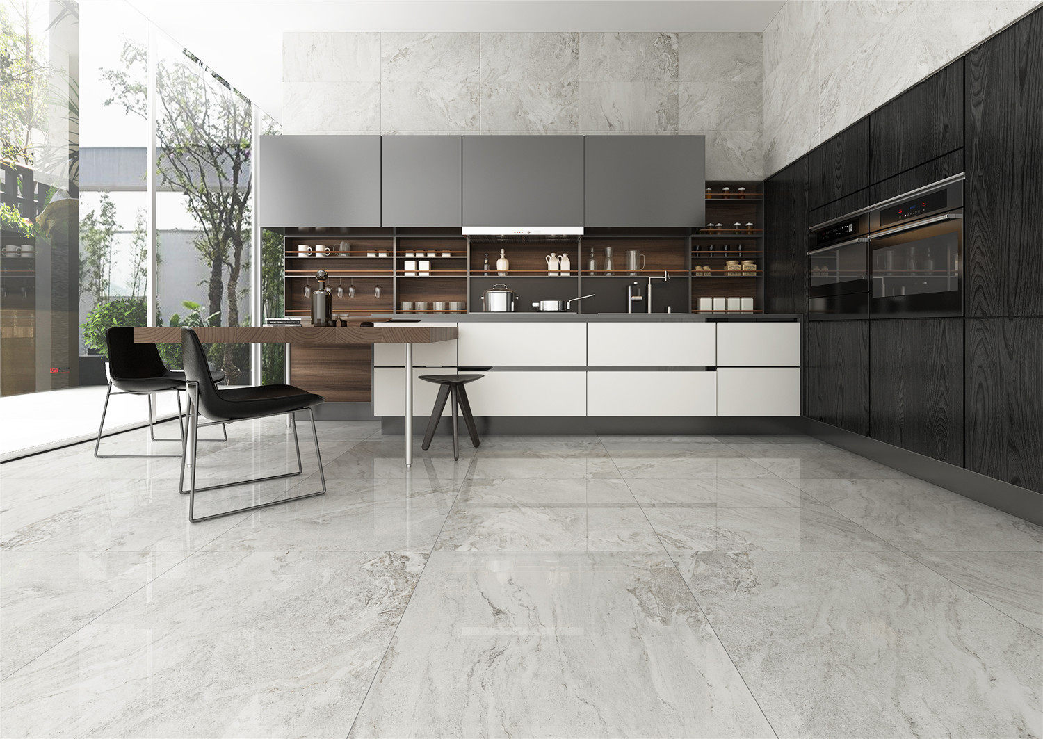 灰色系地面，提升家居N個檔次